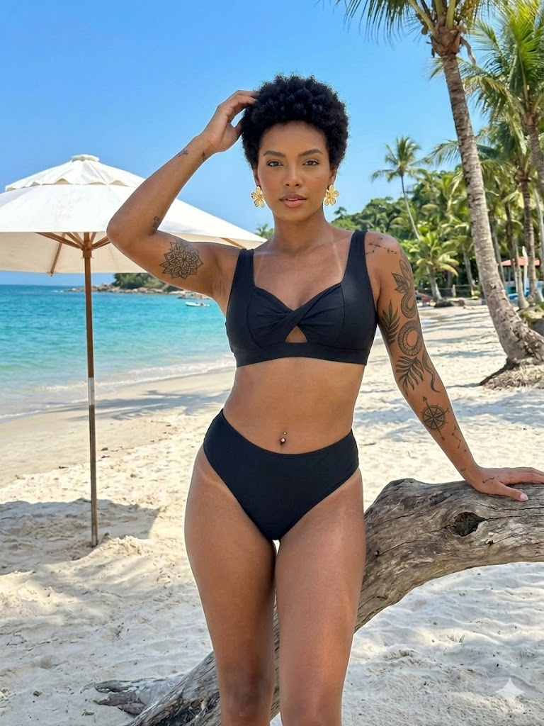 BIQUÍNI CROPPED BIONDA